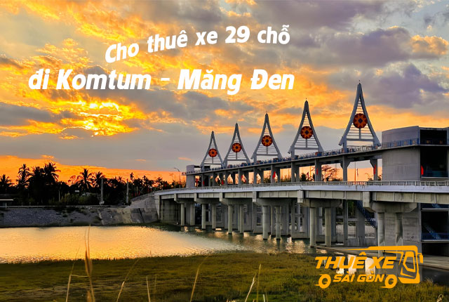 Cho thuê xe 29 chỗ đi Kontum từ Sài Gòn