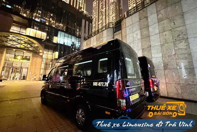 Cho thuê xe limousine 9-16-19 chỗ đi Trà Vinh