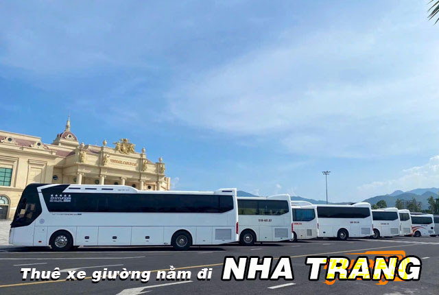 Cho thuê xe giường nằm 40-45 giường đi Nha Trang từ Sài Gòn