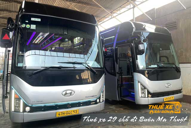 Giá thuê xe 29 chỗ đi Buôn Ma Thuột