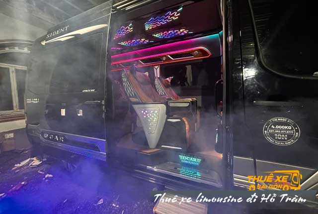 Giá cho thuê xe limousine 9 chỗ từ Sài Gòn đi Hồ Tràm