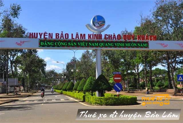 Giá thuê xe du lịch đi Bảo Lâm