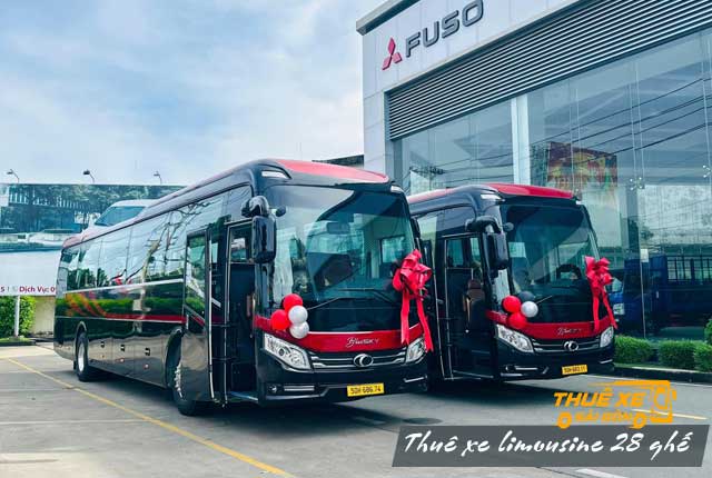 Giá thuê xe limousine 28 chỗ tại Sài Gòn