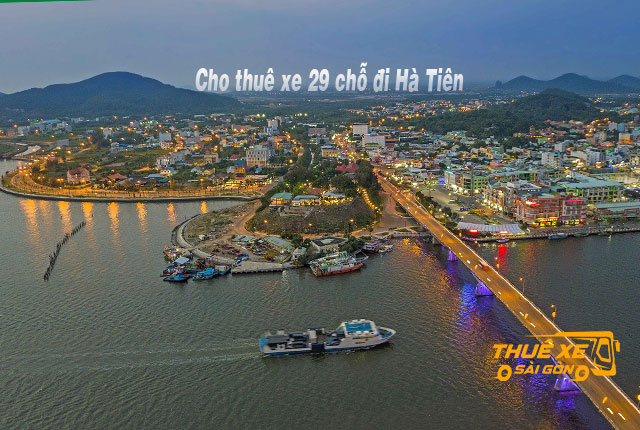 Cho thuê xe 29 chỗ đi Hà Tiên từ Sài Gòn