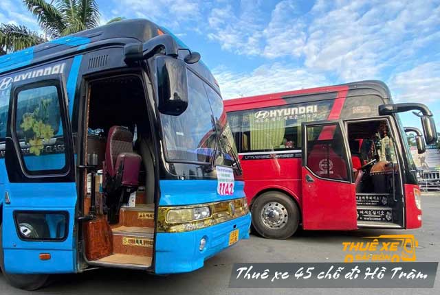 Giá cho thuê xe 45 chỗ đi Hồ Tràm