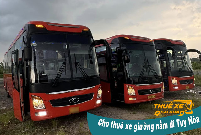 Cho thuê xe giường nằm 37-40-44 giường đi Phú Yên