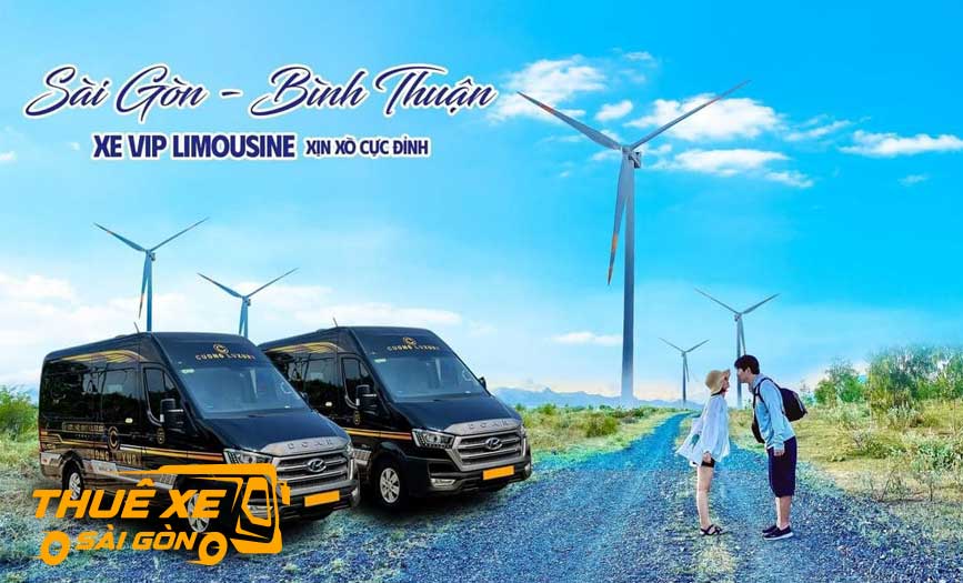 Xe limousine đi Cổ Thạch - Điện gió