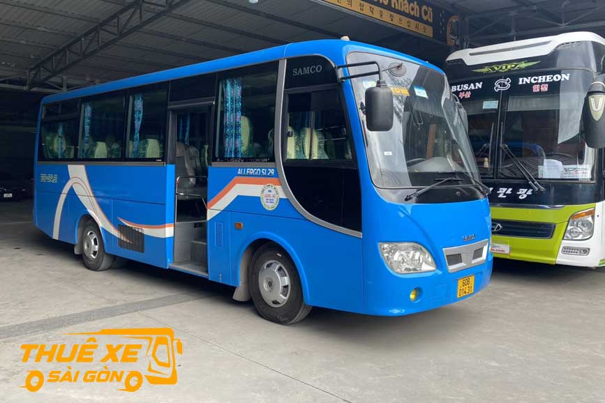 Thuê xe 29 chỗ Samco đi An Giang