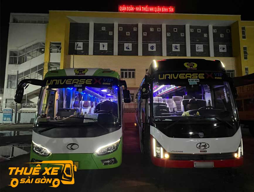 Thuê xe đi Vũng Tàu với dòng xe Thaco Town bên cạnh Hyundai Global