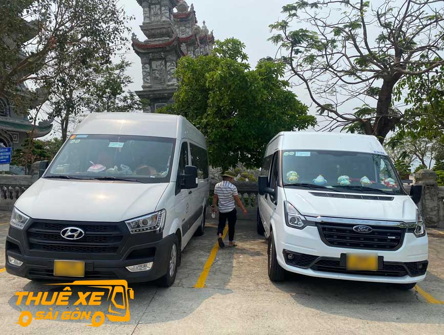 Ford transit và Hyundai Solati 2 dòng xe chủ lực 16 chỗ tại Thuê Xe Sài Gòn