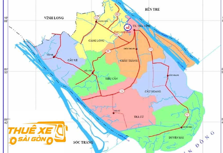 Đặt xe 29 chỗ đi Trà Vinh giá rẻ