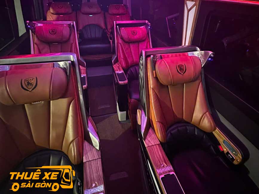 Ghế massage Boeing của dòng xe limousine 9 chỗ