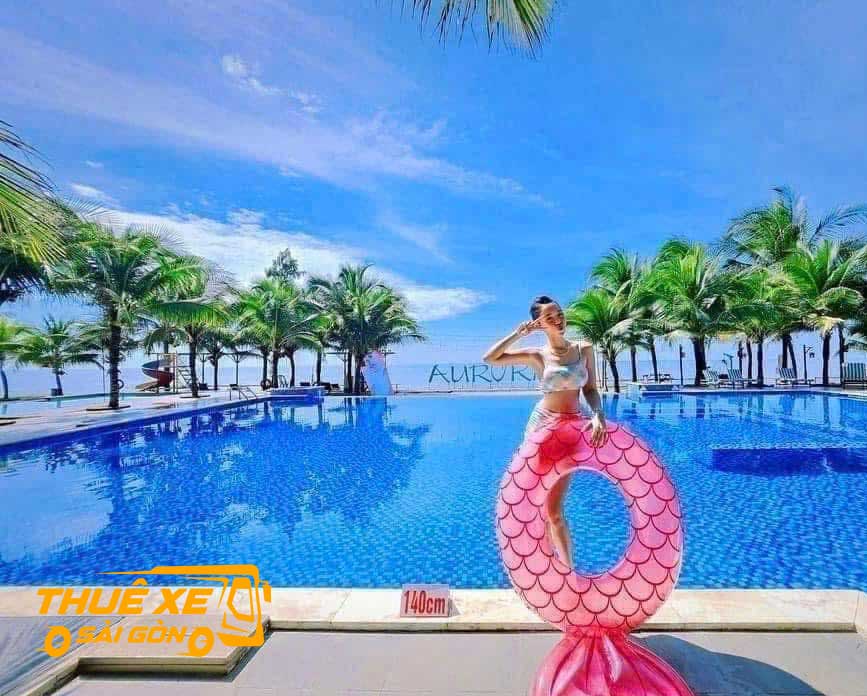 Một góc sống ảo khi lưu trú tại các resort gần Mũi Kê Gà