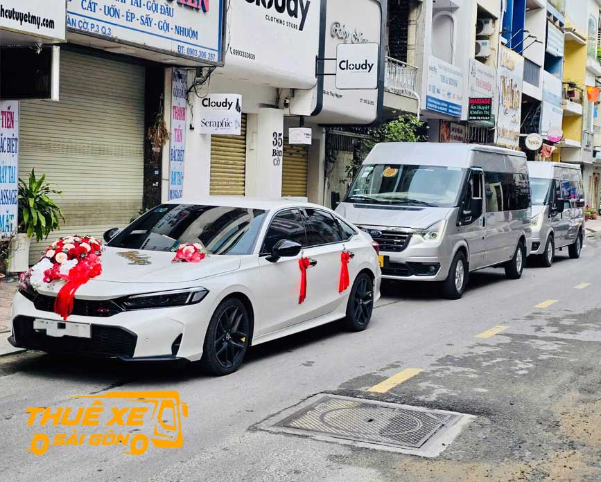 Xe cưới hỏi phục vụ rước dâu Tân Uyên