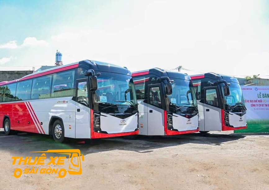 Mẩu xe Kim Long phục vụ trong đội xe 
