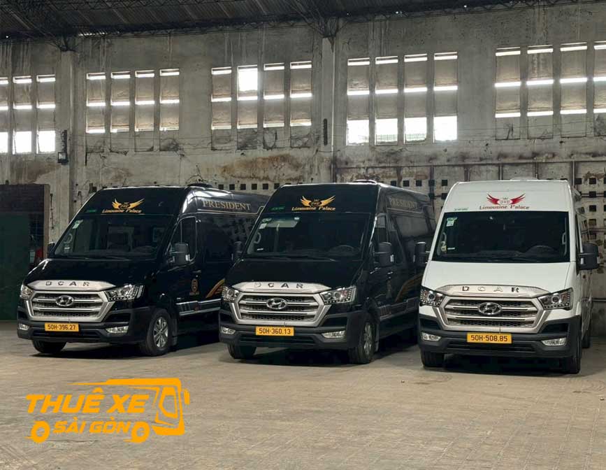 Đa dạng các dòng xe 16 chỗ đi Thống Nhất