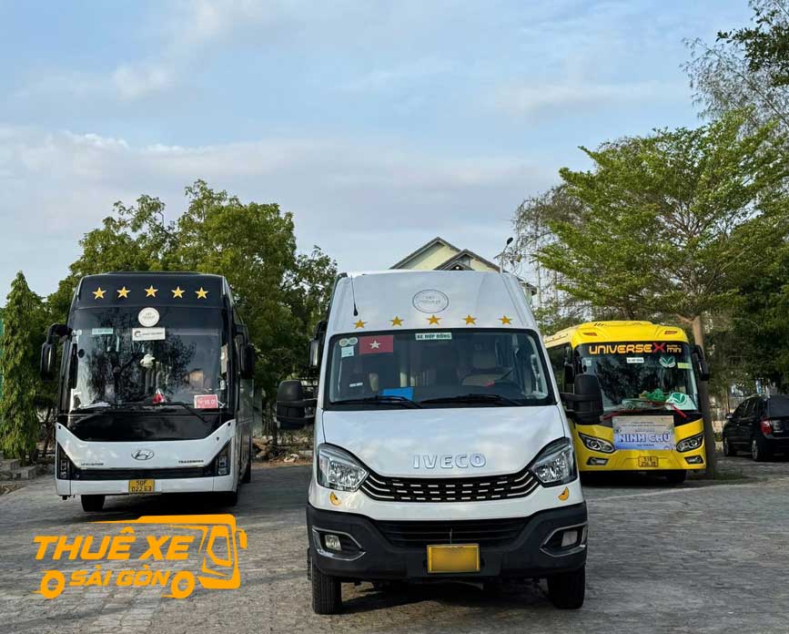 Giá thuê xe 16 chỗ đi Đầm Dơi