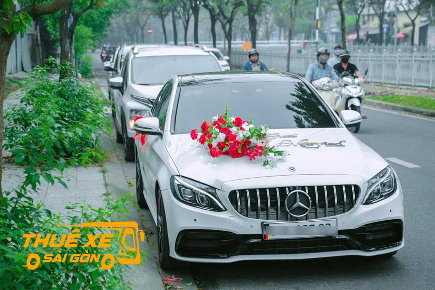 Xe hoa rước dâu tại Đông Hải