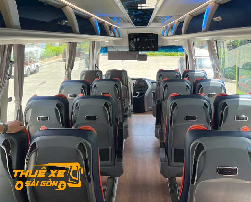 Nội thất xe Kim Long 29 chỗ