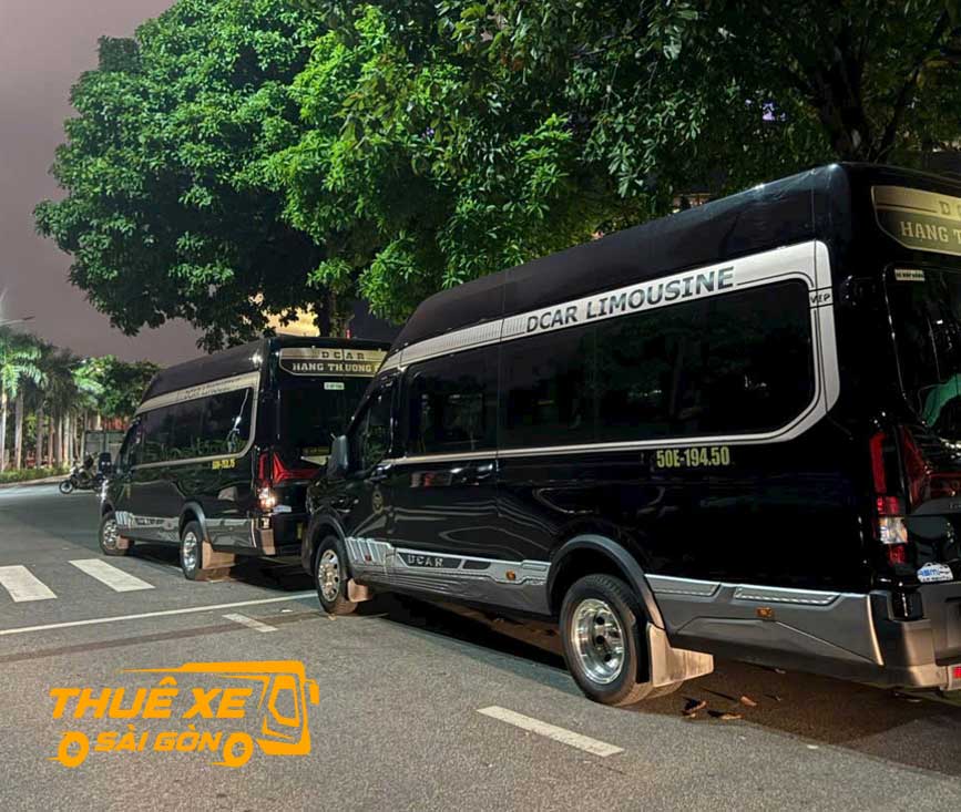 Xe cao cấp phục vụ tiệc tất niên