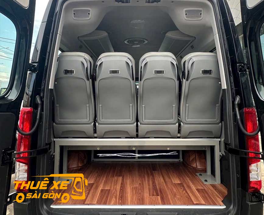 Hầm xe rộng rãi thoải mái