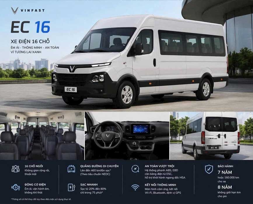 Thông tin xe 16 chỗ Vinfast chuẩn bị tung ra thị trường