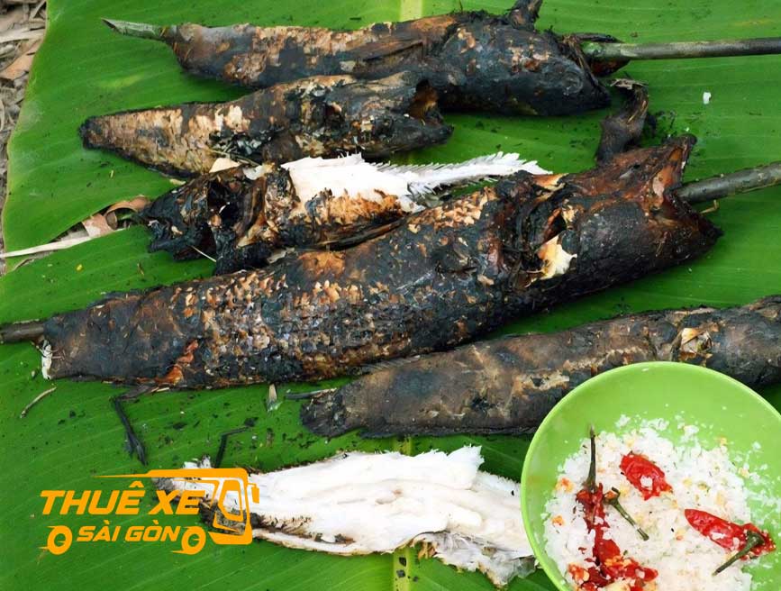Cá lóc nướng trui