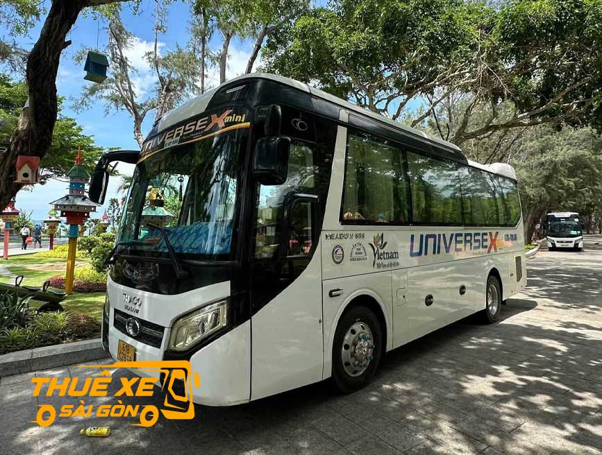 Thuê xe 29 chỗ Thaco 1 ngày