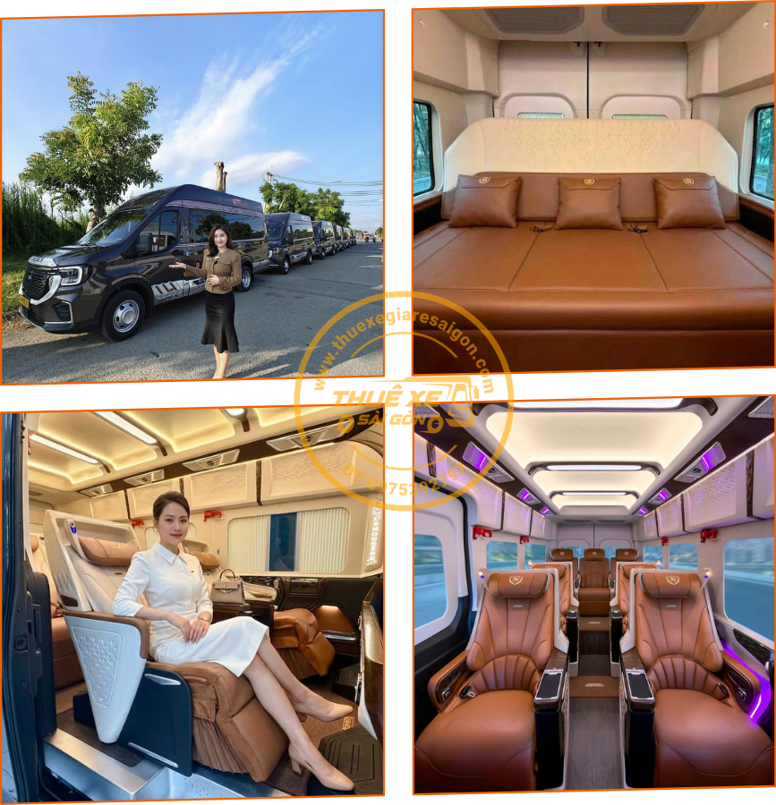 Cho thuê xe limousine 9 cho di mui ne